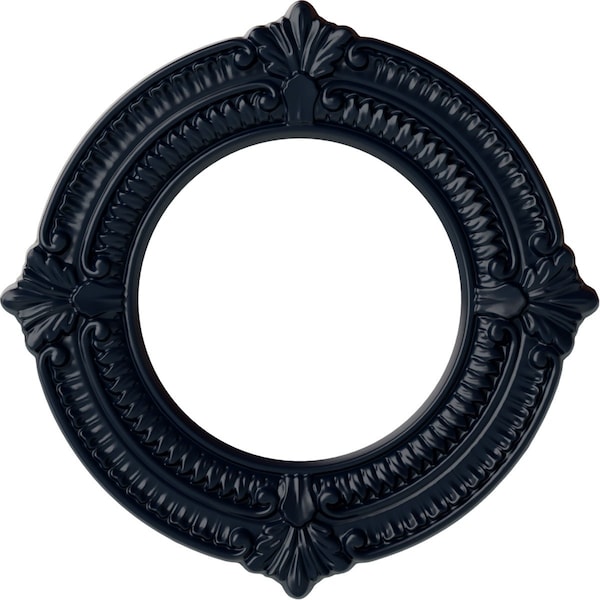 Ekena Millwork Benson Ceiling Medallion (Fits Canopies up to 6 1/8"), 11 1/8"OD x 6 1/8"ID x 5/8"P, Midnight Dream CM11BNMDF - main